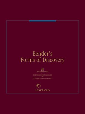 cover image of Bender's Forms of Discovery
